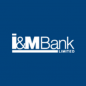 I&M Bank logo in a blue background