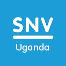 SNV logo in a blue background