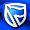Standard Bank logo in a blue background