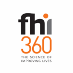 FHI 360 logo with a white background