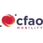 cfao mobility logo in a white background